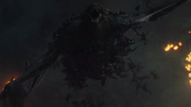 Drogon, lots of dead people
